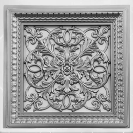 60*60 Avangard Tavan Panel (Gümüş)