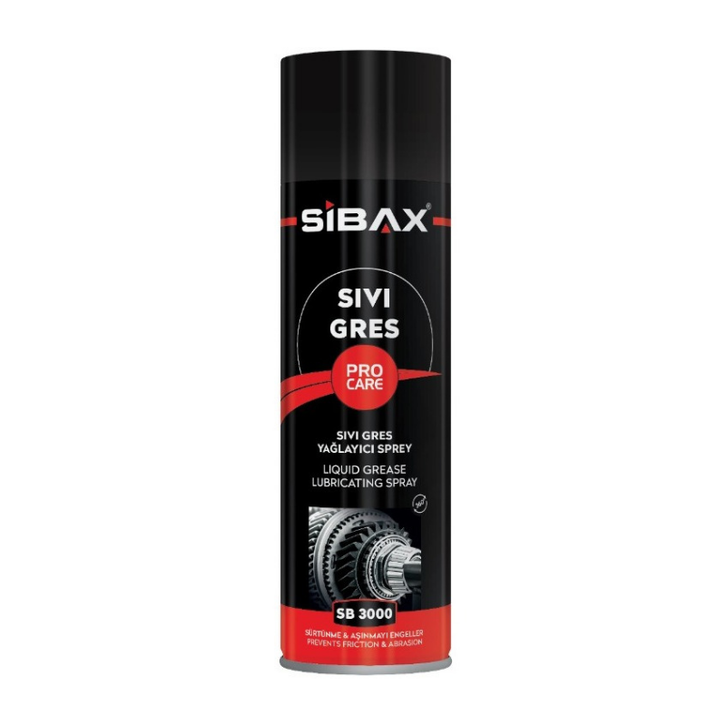 Sibax Sıvı Gres Yağlayıcı Sprey SB3000(500mL)