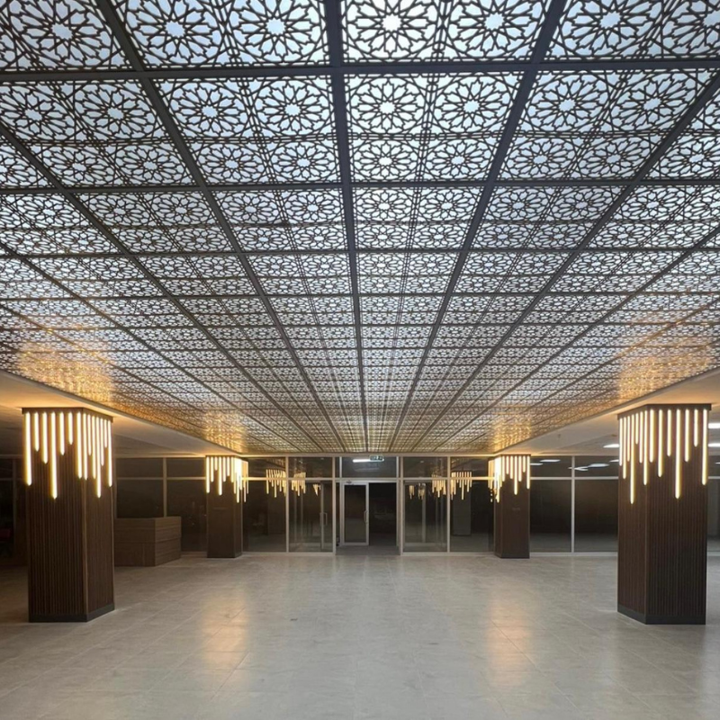 60*60 Selçuk Tavan Panel (Gümüş)