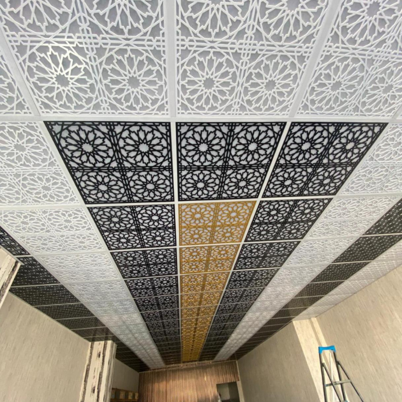 60*60 Selçuk Tavan Panel (Gümüş)