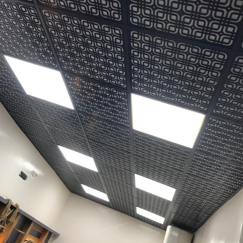 60*60 Moderna Tavan Panel (Altın)