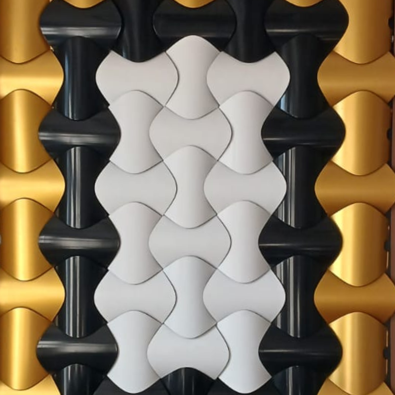 3D Venüs 2 M2 Duvar Tavan Paneli Gümüş Rengi
